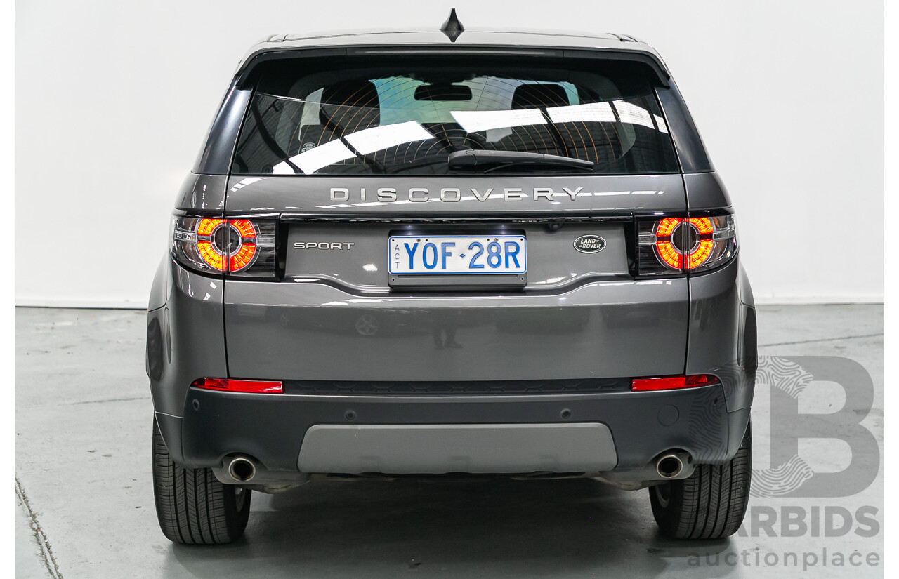 8/2018 Land Rover Discovery Sport TD4 SE (AWD) L550 MY18 4d Wagon Corris Grey Metallic Turbo Diesel 2.0L - 7 Seater