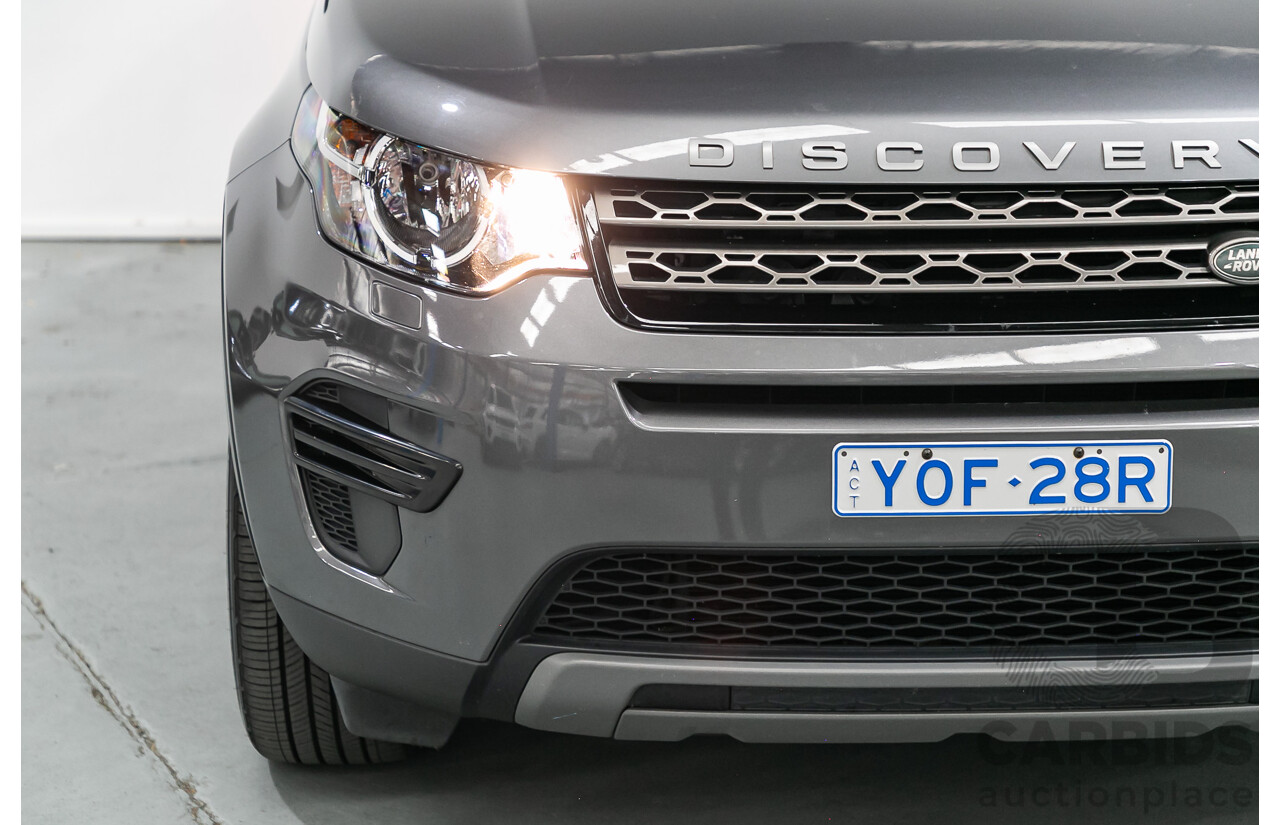 8/2018 Land Rover Discovery Sport TD4 SE (AWD) L550 MY18 4d Wagon Corris Grey Metallic Turbo Diesel 2.0L - 7 Seater
