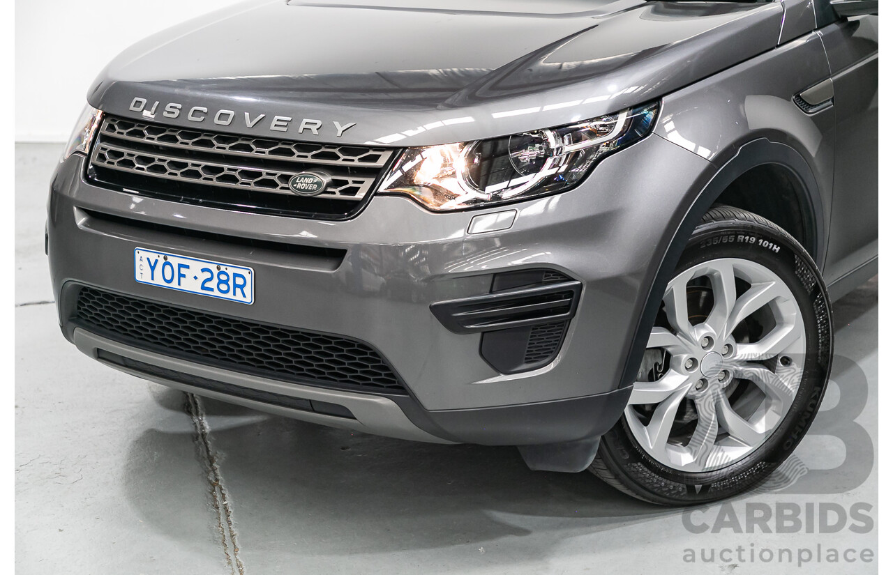 8/2018 Land Rover Discovery Sport TD4 SE (AWD) L550 MY18 4d Wagon Corris Grey Metallic Turbo Diesel 2.0L - 7 Seater