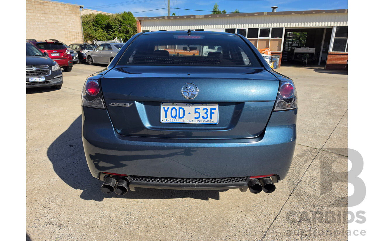 09/2009 Holden Commodore SS-V VE MY09.5 4d Sedan Karma Blue Metallic 6.0L