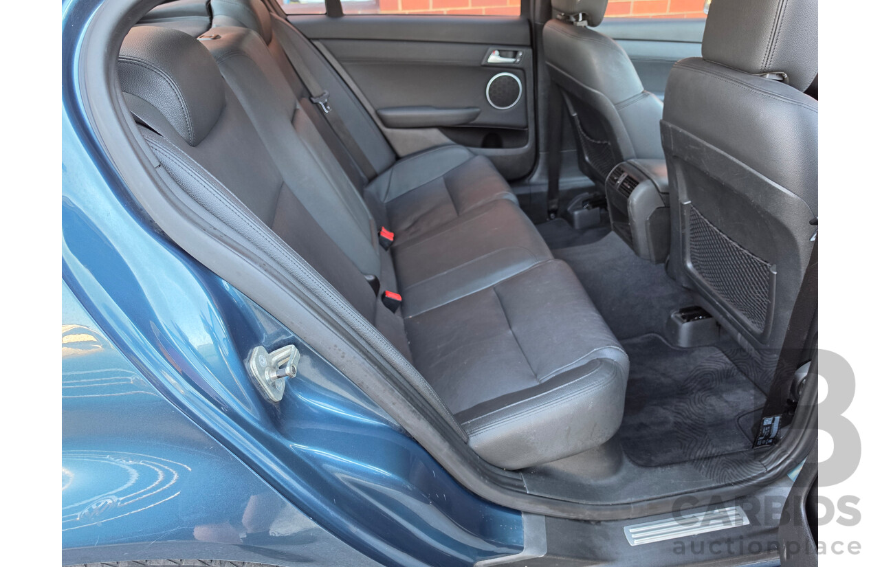09/2009 Holden Commodore SS-V VE MY09.5 4d Sedan Karma Blue Metallic 6.0L