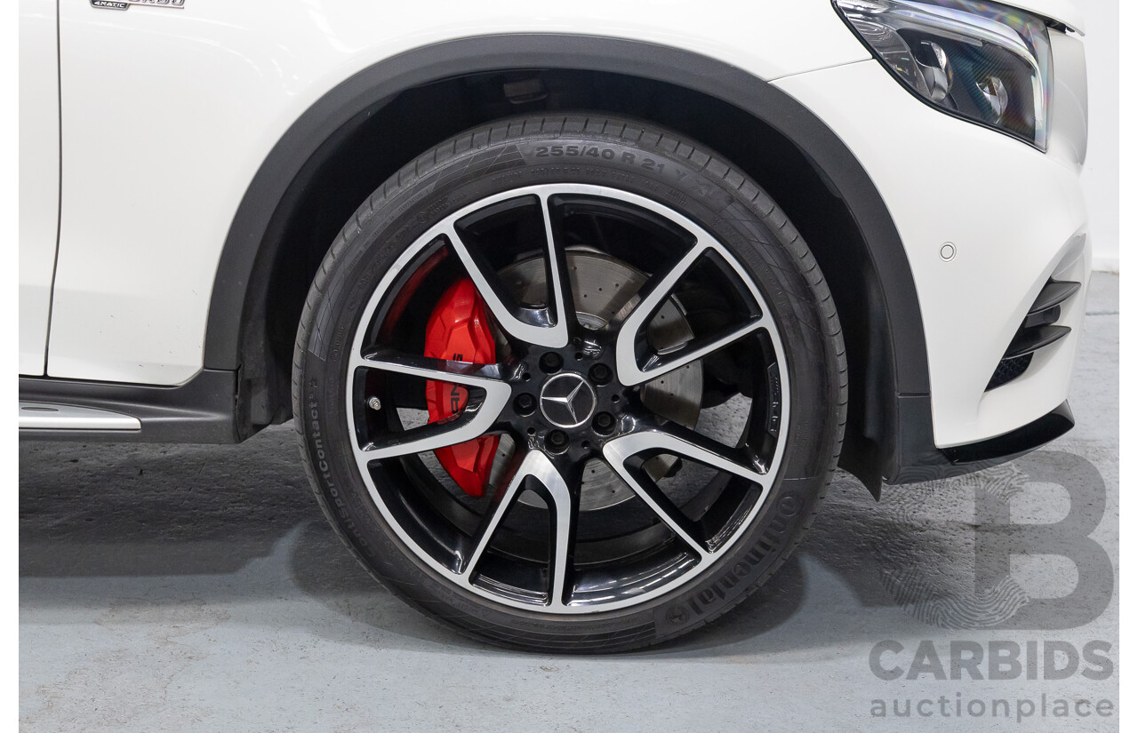 1/2018 Mercedes-Benz GLC 43 AMG (AWD) 253 MY18 4d Wagon Diamond White Twin Turbo V6 3.0L