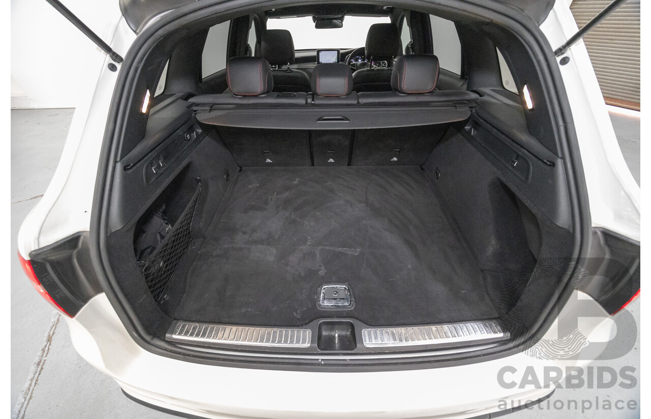 1/2018 Mercedes-Benz GLC 43 AMG (AWD) 253 MY18 4d Wagon Diamond White Twin Turbo V6 3.0L