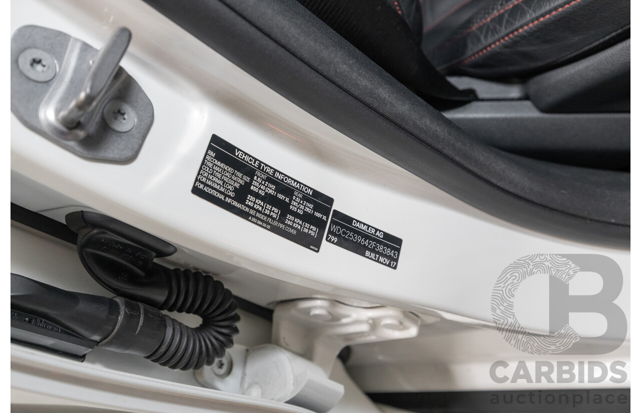 1/2018 Mercedes-Benz GLC 43 AMG (AWD) 253 MY18 4d Wagon Diamond White Twin Turbo V6 3.0L