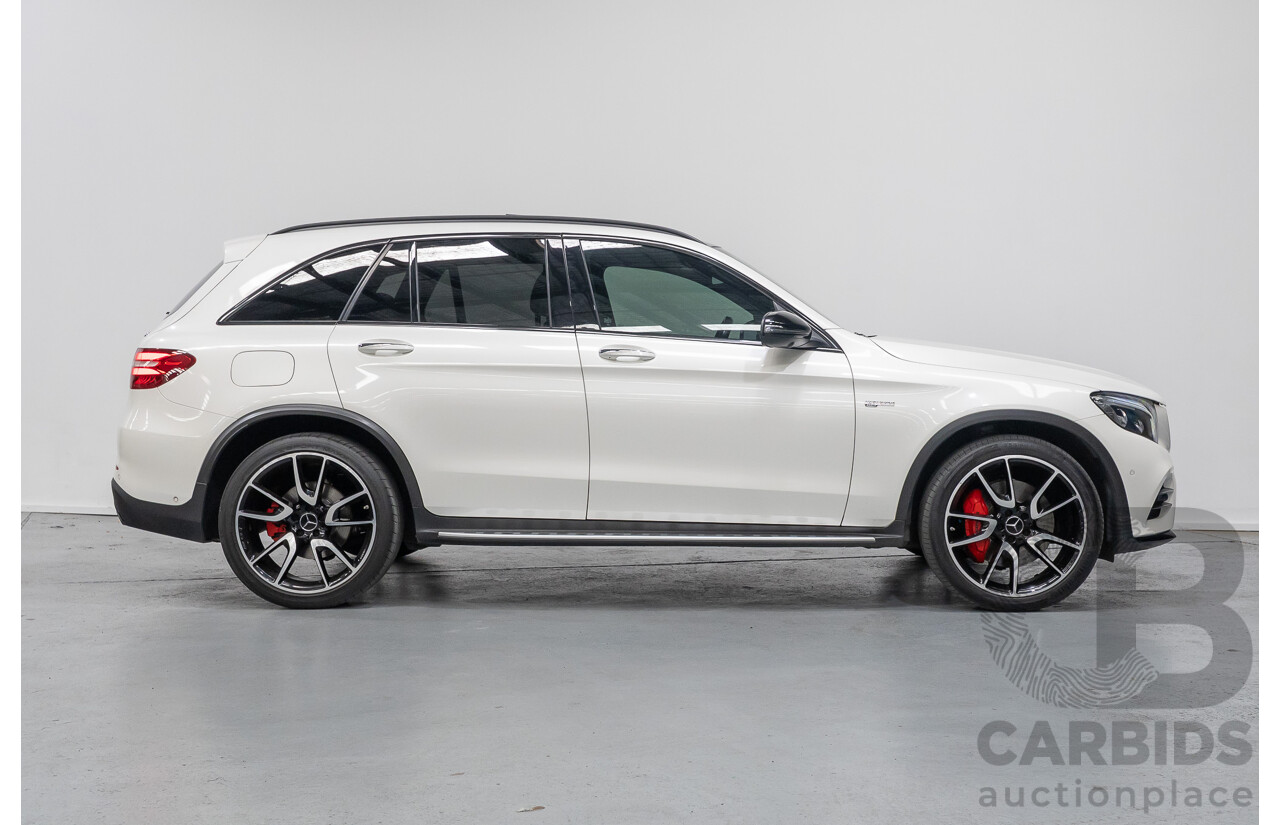 1/2018 Mercedes-Benz GLC 43 AMG (AWD) 253 MY18 4d Wagon Diamond White Twin Turbo V6 3.0L