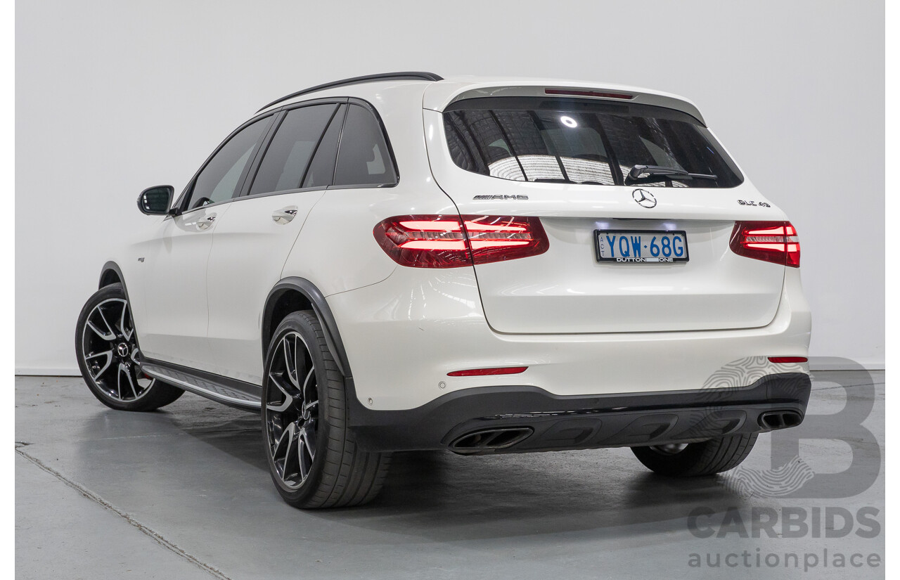 1/2018 Mercedes-Benz GLC 43 AMG (AWD) 253 MY18 4d Wagon Diamond White Twin Turbo V6 3.0L