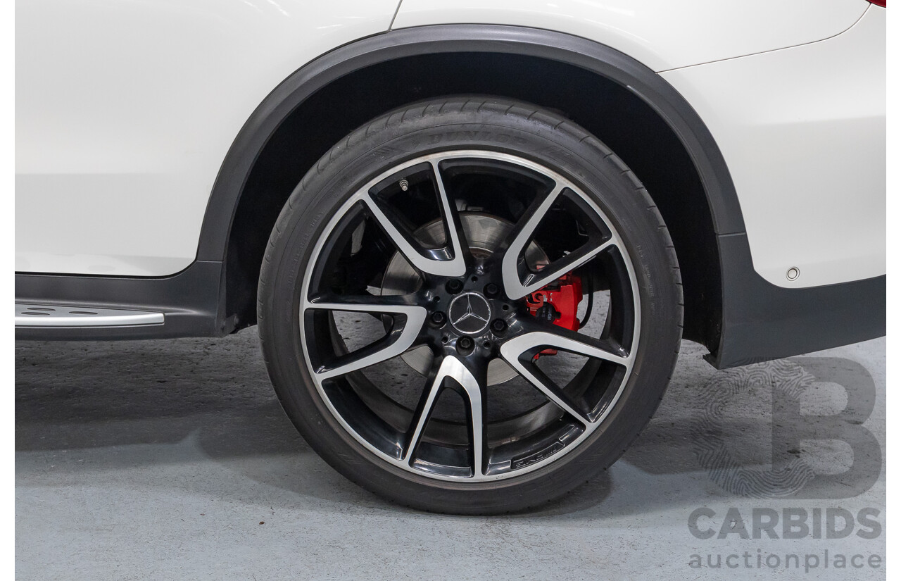 1/2018 Mercedes-Benz GLC 43 AMG (AWD) 253 MY18 4d Wagon Diamond White Twin Turbo V6 3.0L