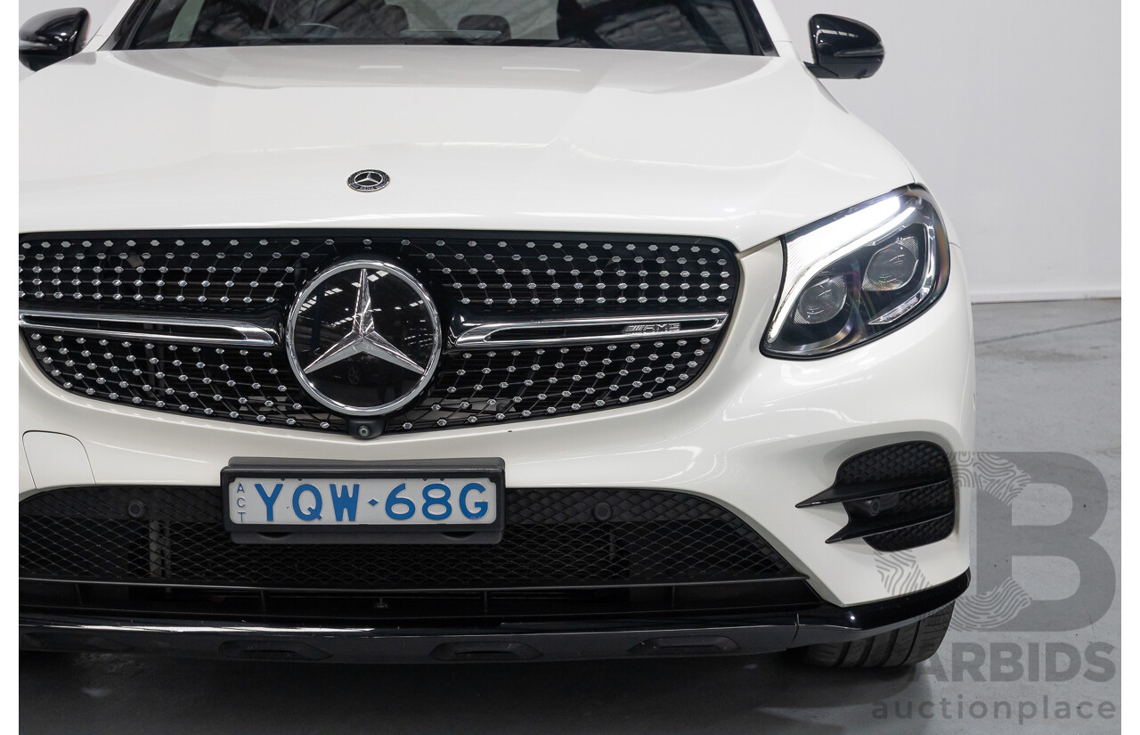 1/2018 Mercedes-Benz GLC 43 AMG (AWD) 253 MY18 4d Wagon Diamond White Twin Turbo V6 3.0L