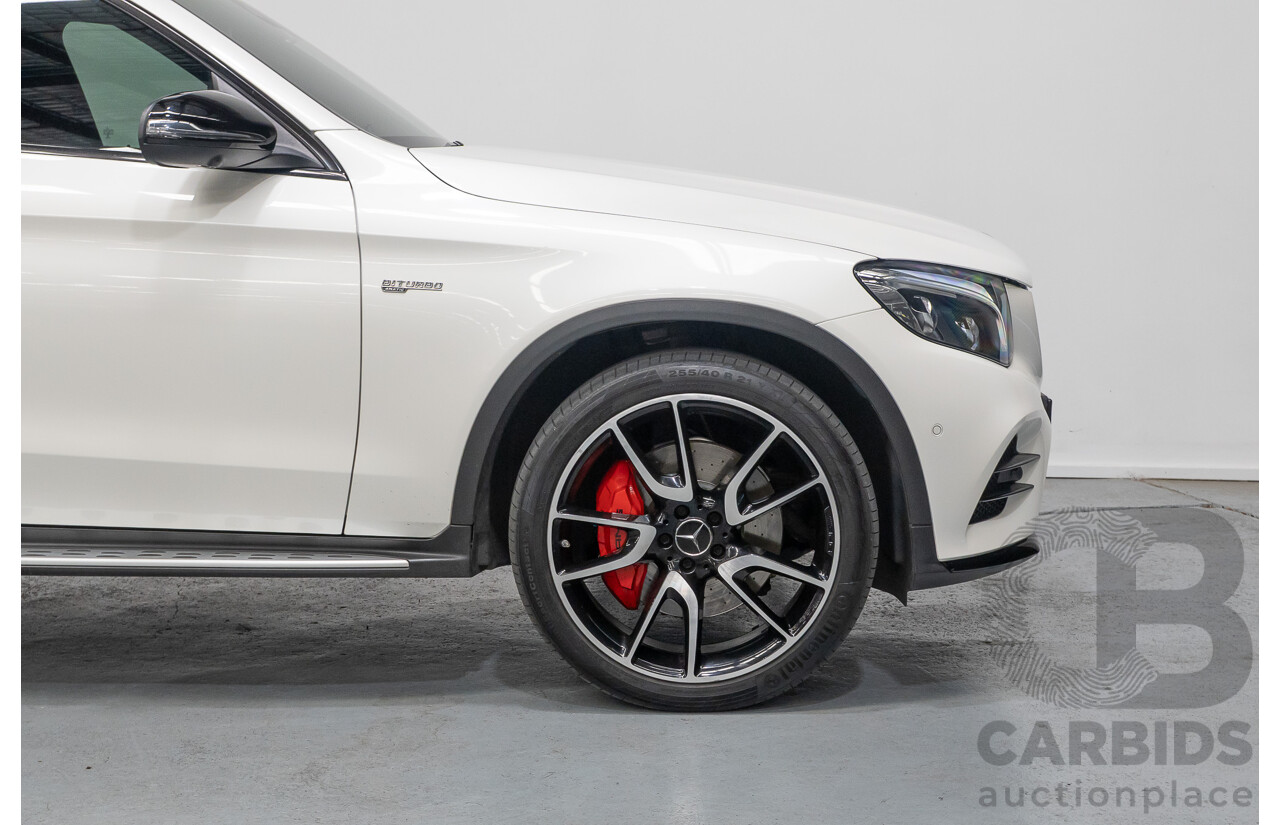 1/2018 Mercedes-Benz GLC 43 AMG (AWD) 253 MY18 4d Wagon Diamond White Twin Turbo V6 3.0L