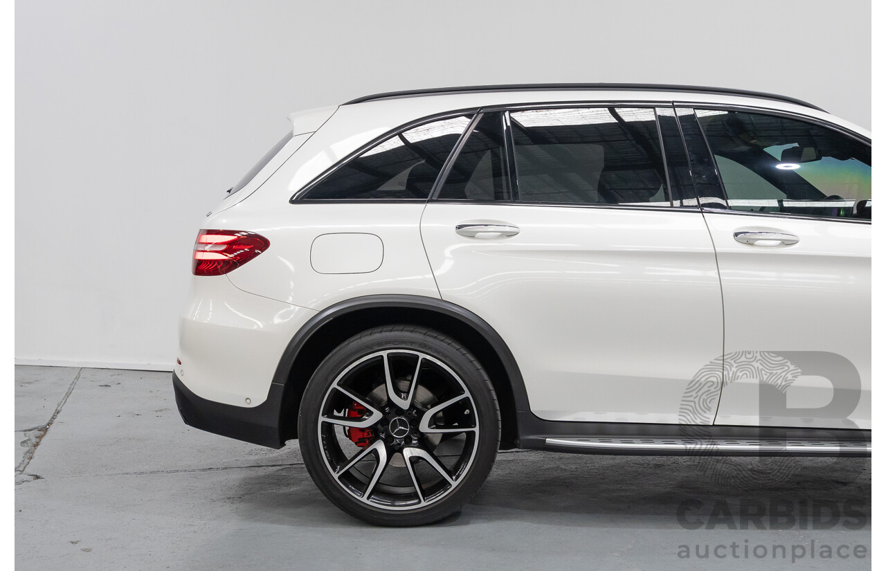 1/2018 Mercedes-Benz GLC 43 AMG (AWD) 253 MY18 4d Wagon Diamond White Twin Turbo V6 3.0L