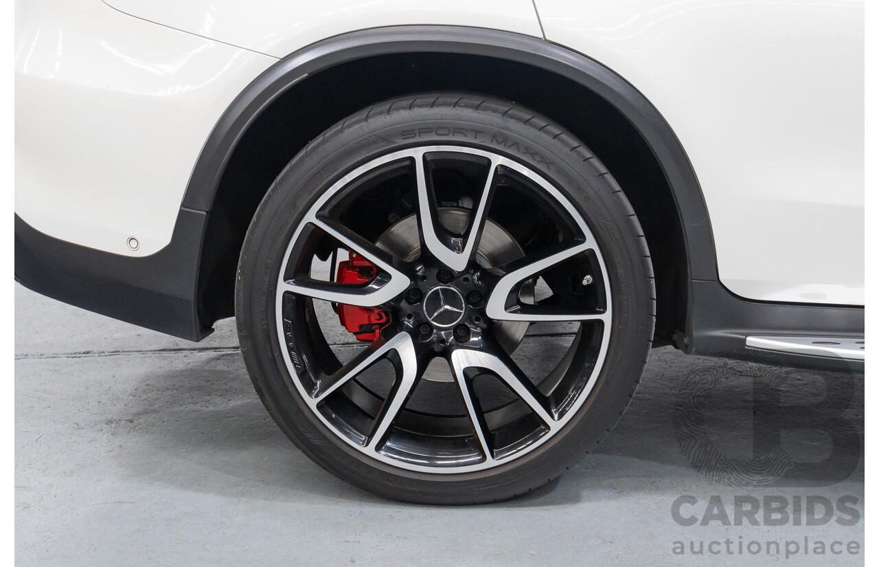 1/2018 Mercedes-Benz GLC 43 AMG (AWD) 253 MY18 4d Wagon Diamond White Twin Turbo V6 3.0L