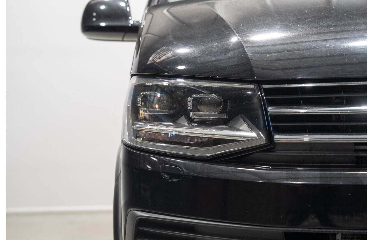 06/2017 Volkswagen Multivan Highline TDI450 T6 MY18 4d Wagon Black 2.0L