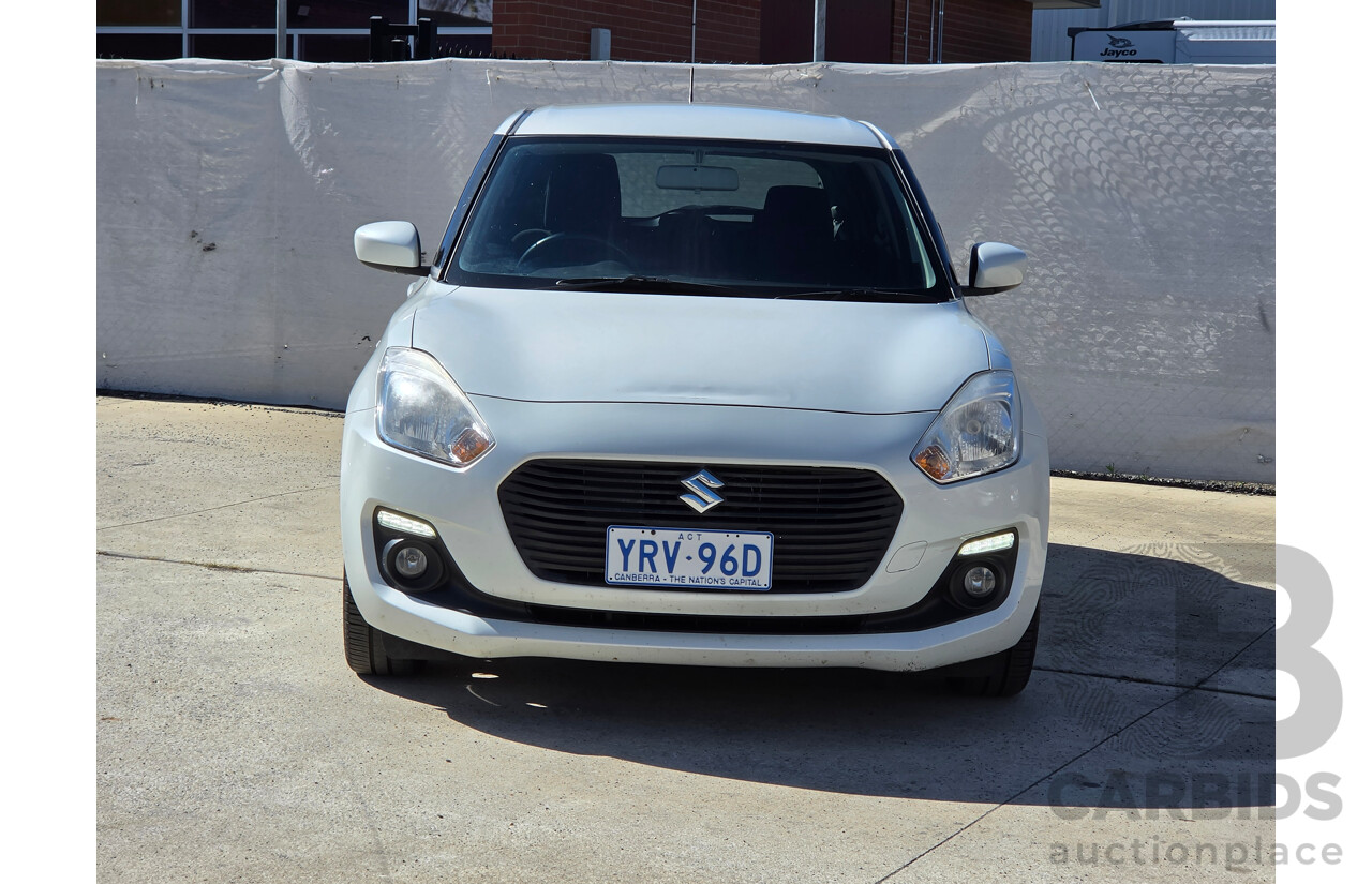 02/2018 Suzuki Swift GL Navigator AZ 5D Hatchback White 1.2L