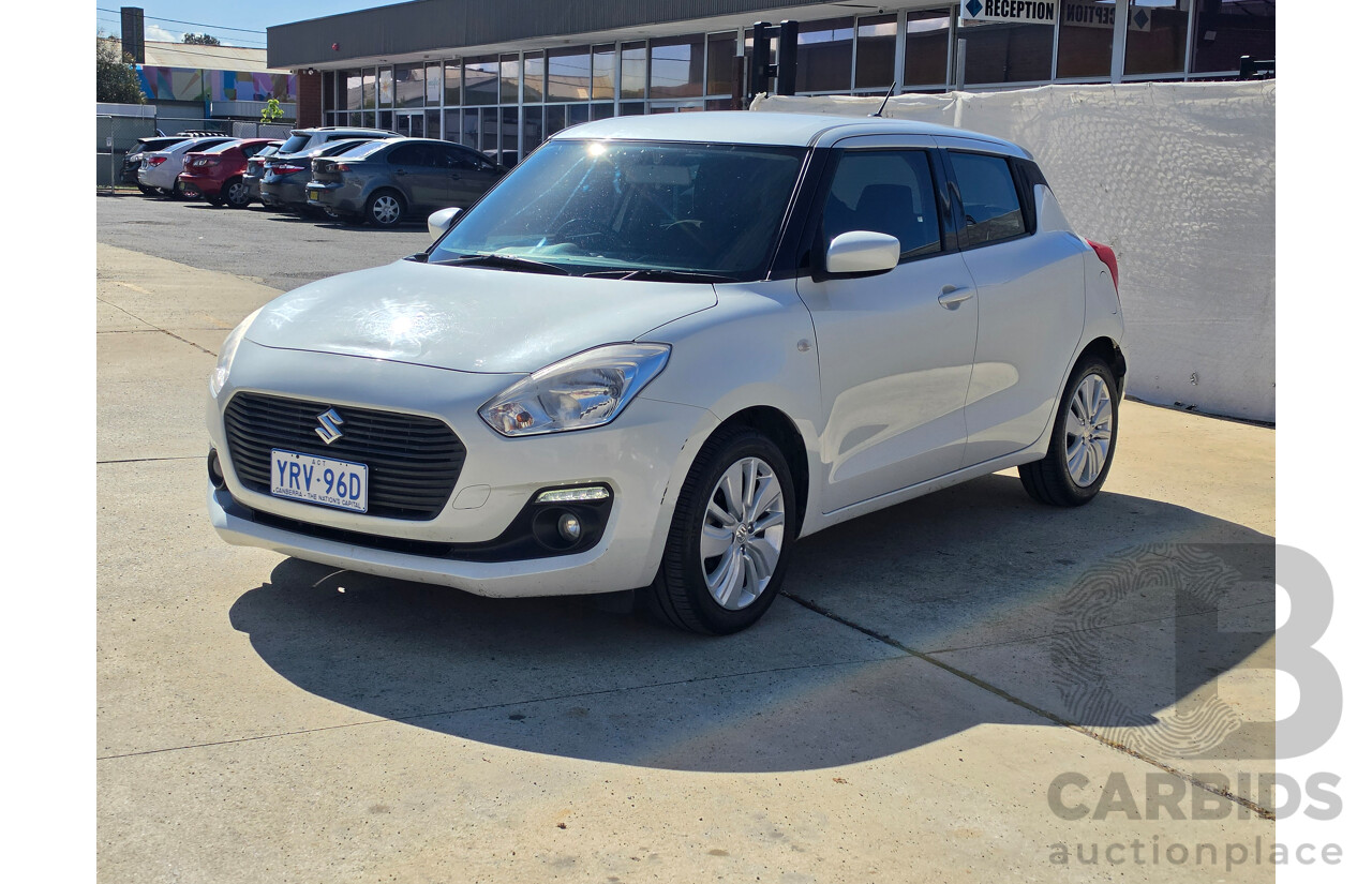 02/2018 Suzuki Swift GL Navigator AZ 5D Hatchback White 1.2L