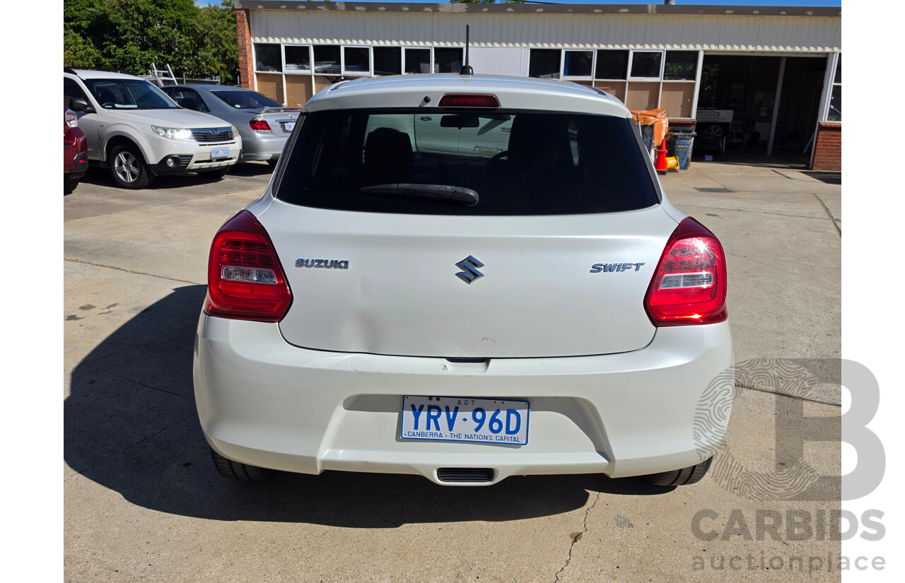 02/2018 Suzuki Swift GL Navigator AZ 5D Hatchback White 1.2L