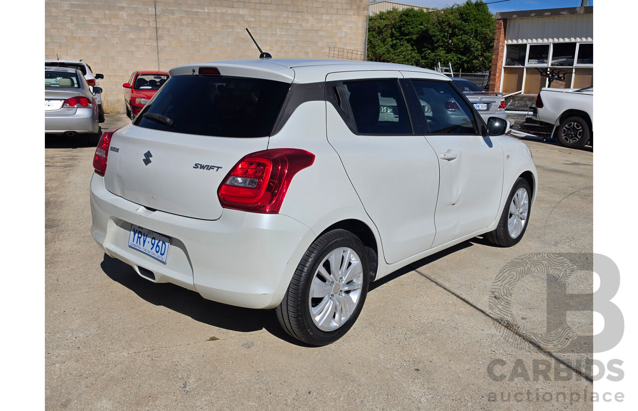 02/2018 Suzuki Swift GL Navigator AZ 5D Hatchback White 1.2L