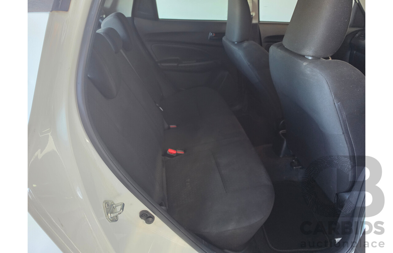02/2018 Suzuki Swift GL Navigator AZ 5D Hatchback White 1.2L