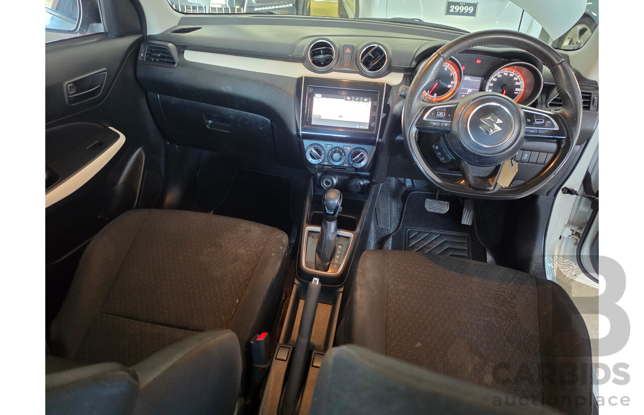02/2018 Suzuki Swift GL Navigator AZ 5D Hatchback White 1.2L