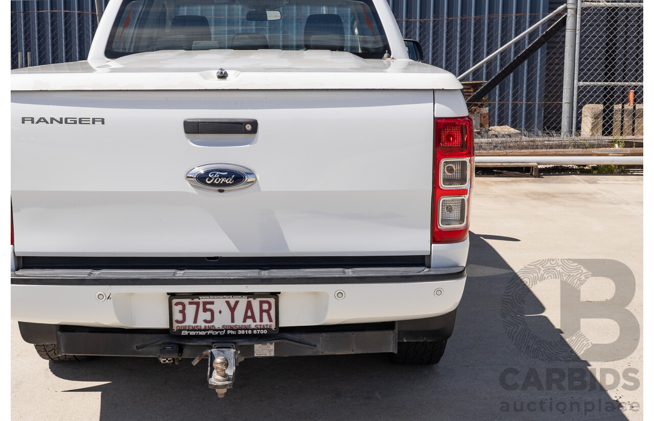10/2017 Ford Ranger XL 2.2 Hi-Rider (4x2) PX MKII MY18 Crew Cab P/Up White Turbo Diesel 2.2L