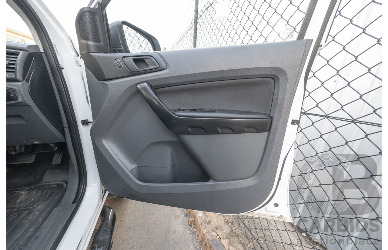 10/2017 Ford Ranger XL 2.2 Hi-Rider (4x2) PX MKII MY18 Crew Cab P/Up White Turbo Diesel 2.2L