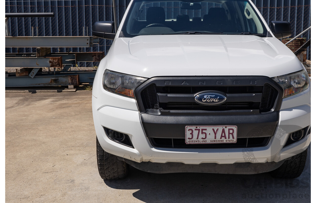 10/2017 Ford Ranger XL 2.2 Hi-Rider (4x2) PX MKII MY18 Crew Cab P/Up White Turbo Diesel 2.2L
