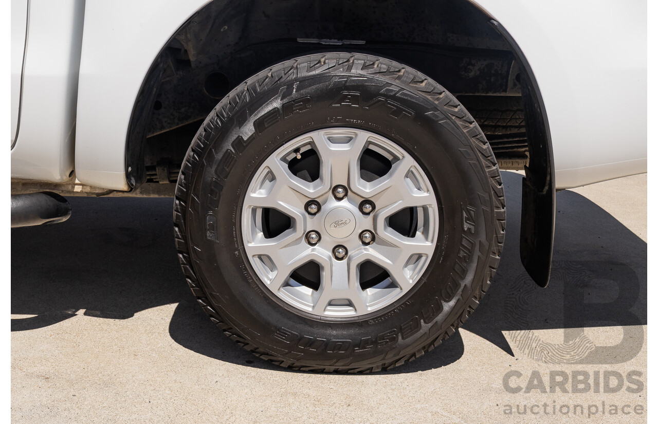 10/2017 Ford Ranger XL 2.2 Hi-Rider (4x2) PX MKII MY18 Crew Cab P/Up White Turbo Diesel 2.2L