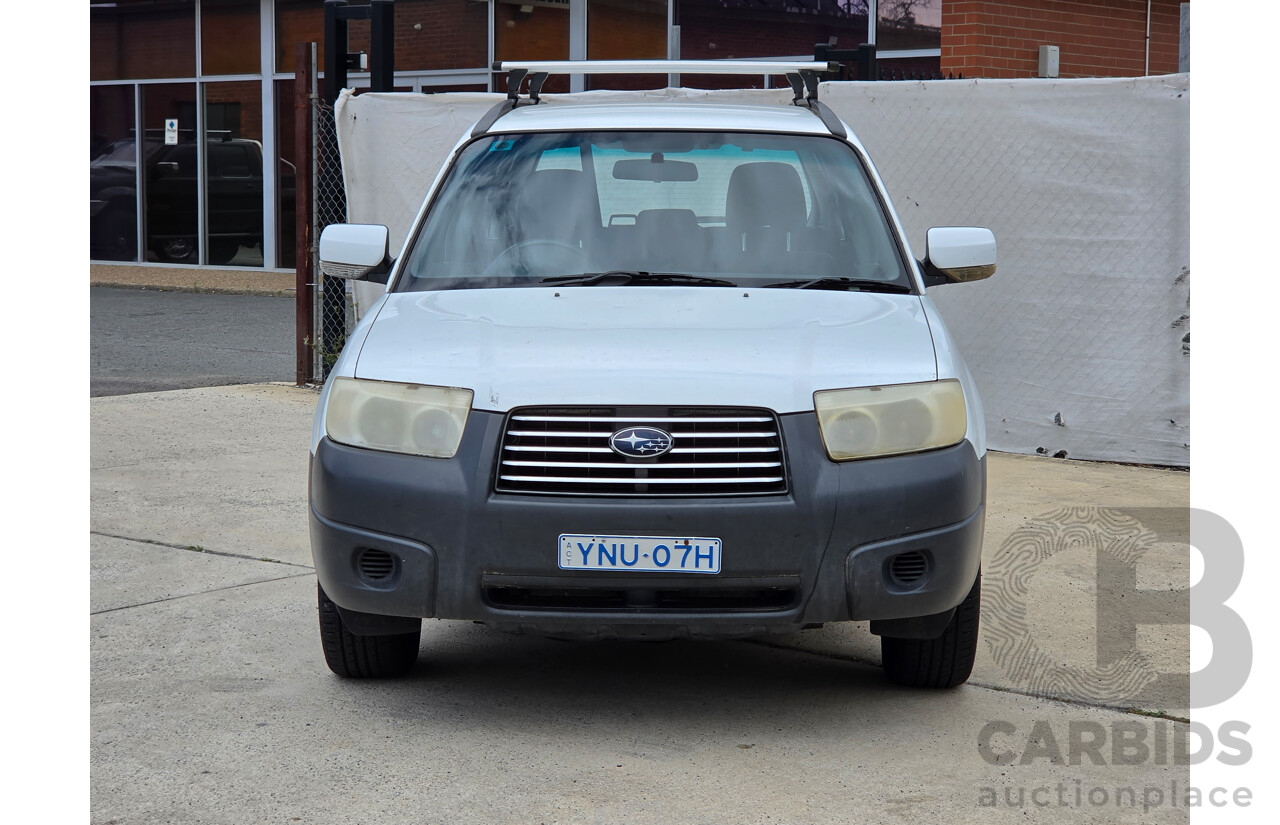 04/2007 Subaru Forester X MY07 4d Wagon White 2.5L