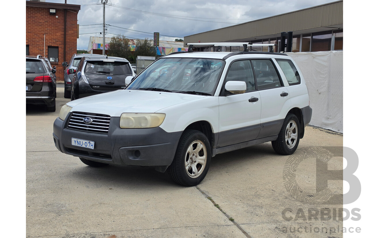 04/2007 Subaru Forester X MY07 4d Wagon White 2.5L