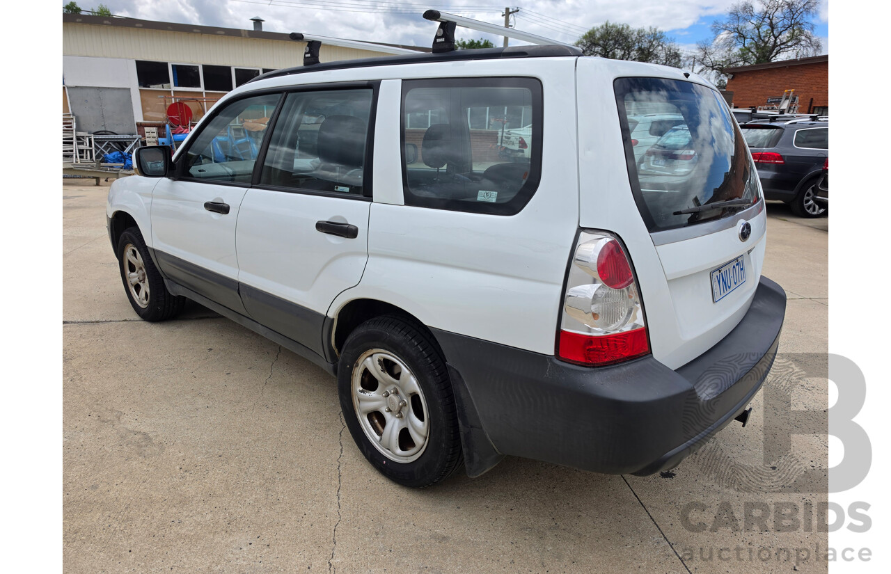 04/2007 Subaru Forester X MY07 4d Wagon White 2.5L
