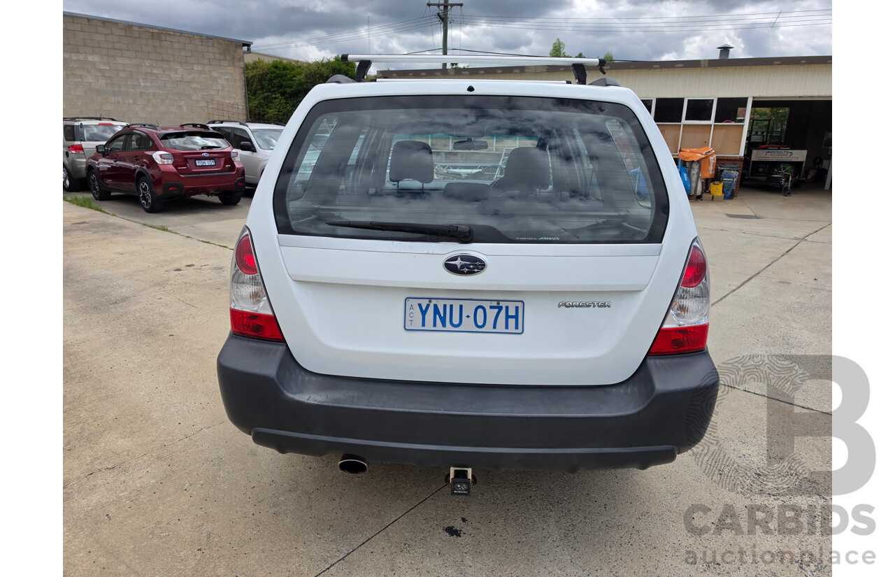 04/2007 Subaru Forester X MY07 4d Wagon White 2.5L