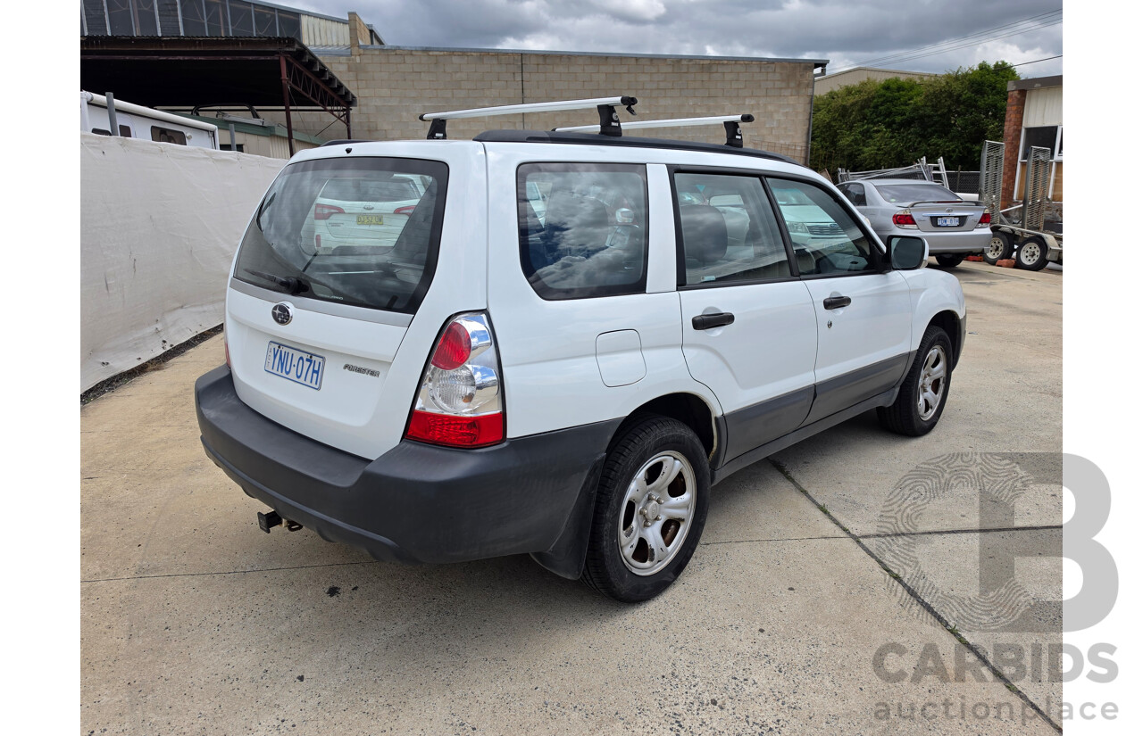 04/2007 Subaru Forester X MY07 4d Wagon White 2.5L