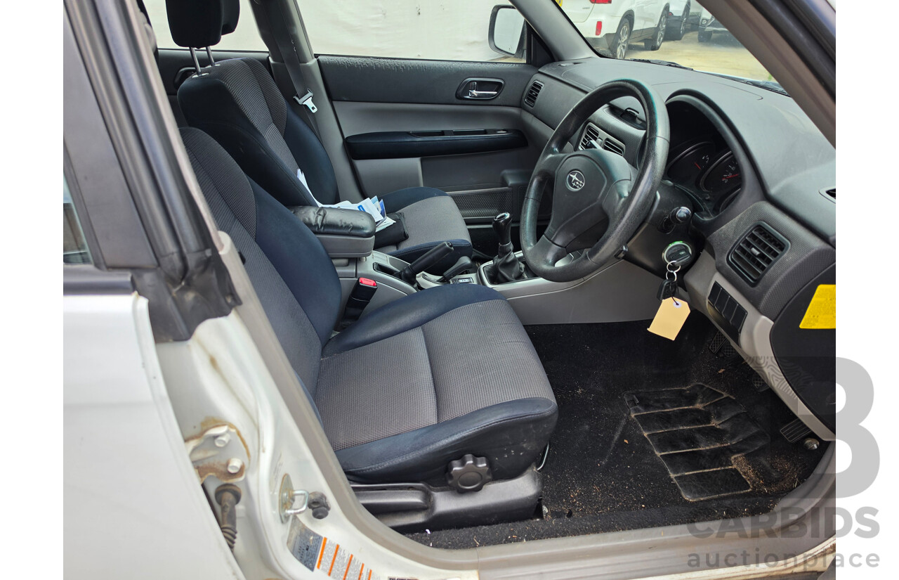 04/2007 Subaru Forester X MY07 4d Wagon White 2.5L