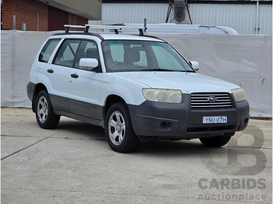 04/2007 Subaru Forester X MY07 4d Wagon White 2.5L