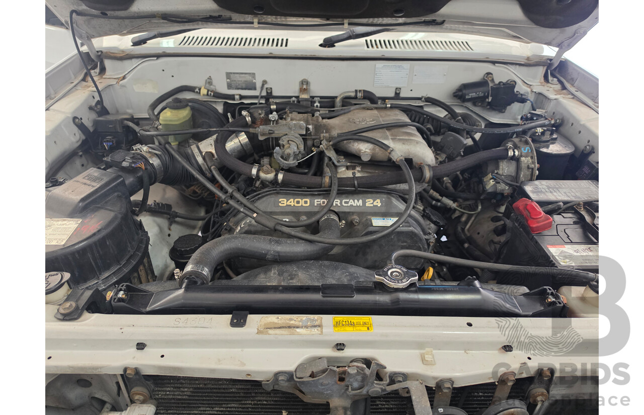 01/2002 Toyota Landcruiser Prado GXL (4x4) VZJ95R 4d Wagon Silver 3.4L - Dual Fuel