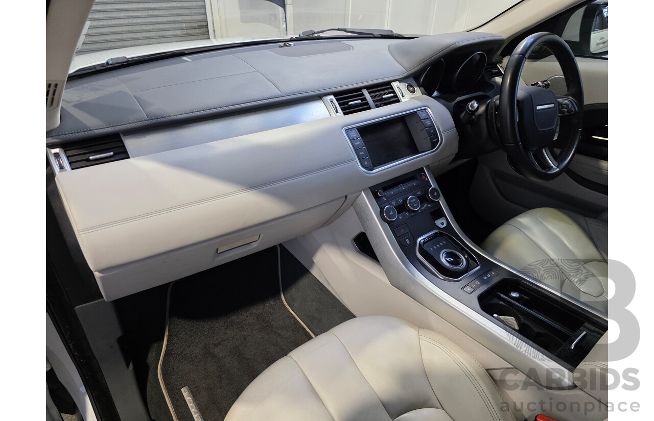 08/2012 Range Rover Evoque SD4 PRESTIGE AWD LV 5D Wagon White 2.2L
