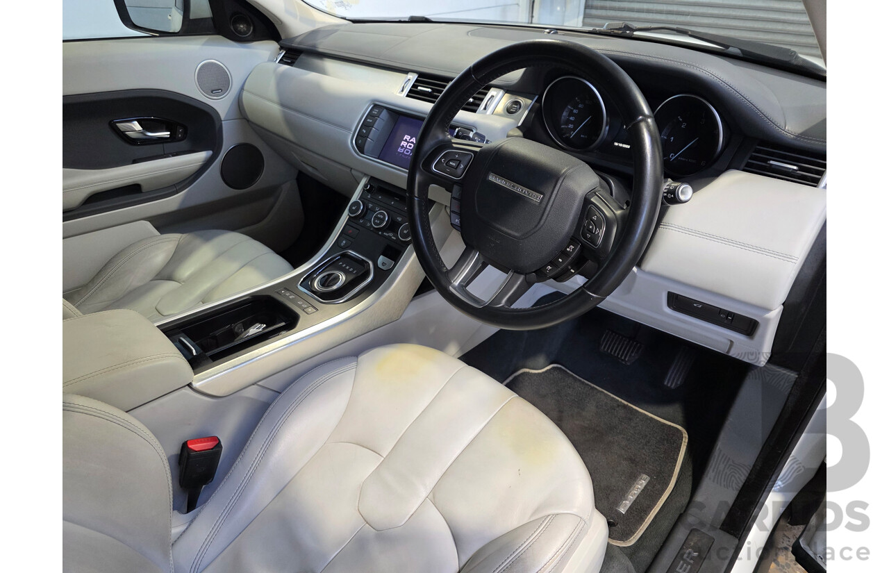 08/2012 Range Rover Evoque SD4 PRESTIGE AWD LV 5D Wagon White 2.2L