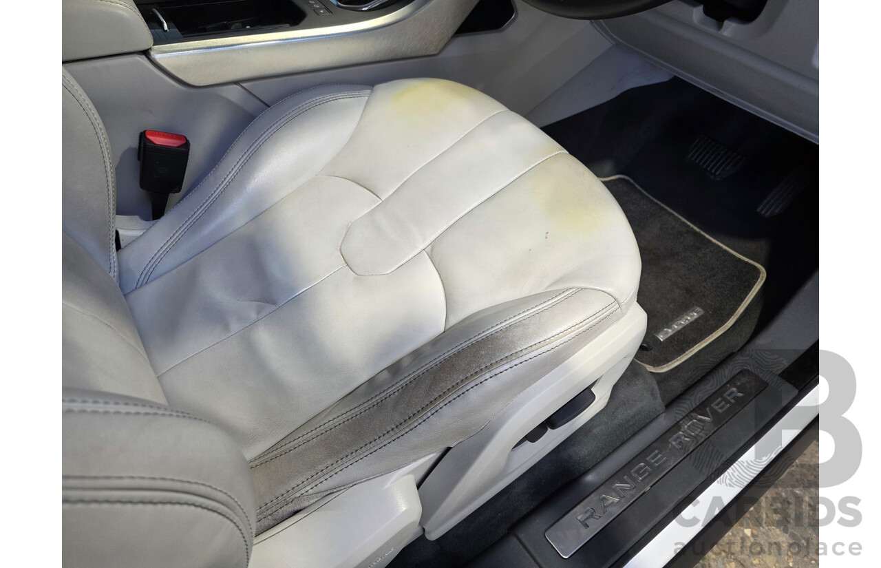 08/2012 Range Rover Evoque SD4 PRESTIGE AWD LV 5D Wagon White 2.2L