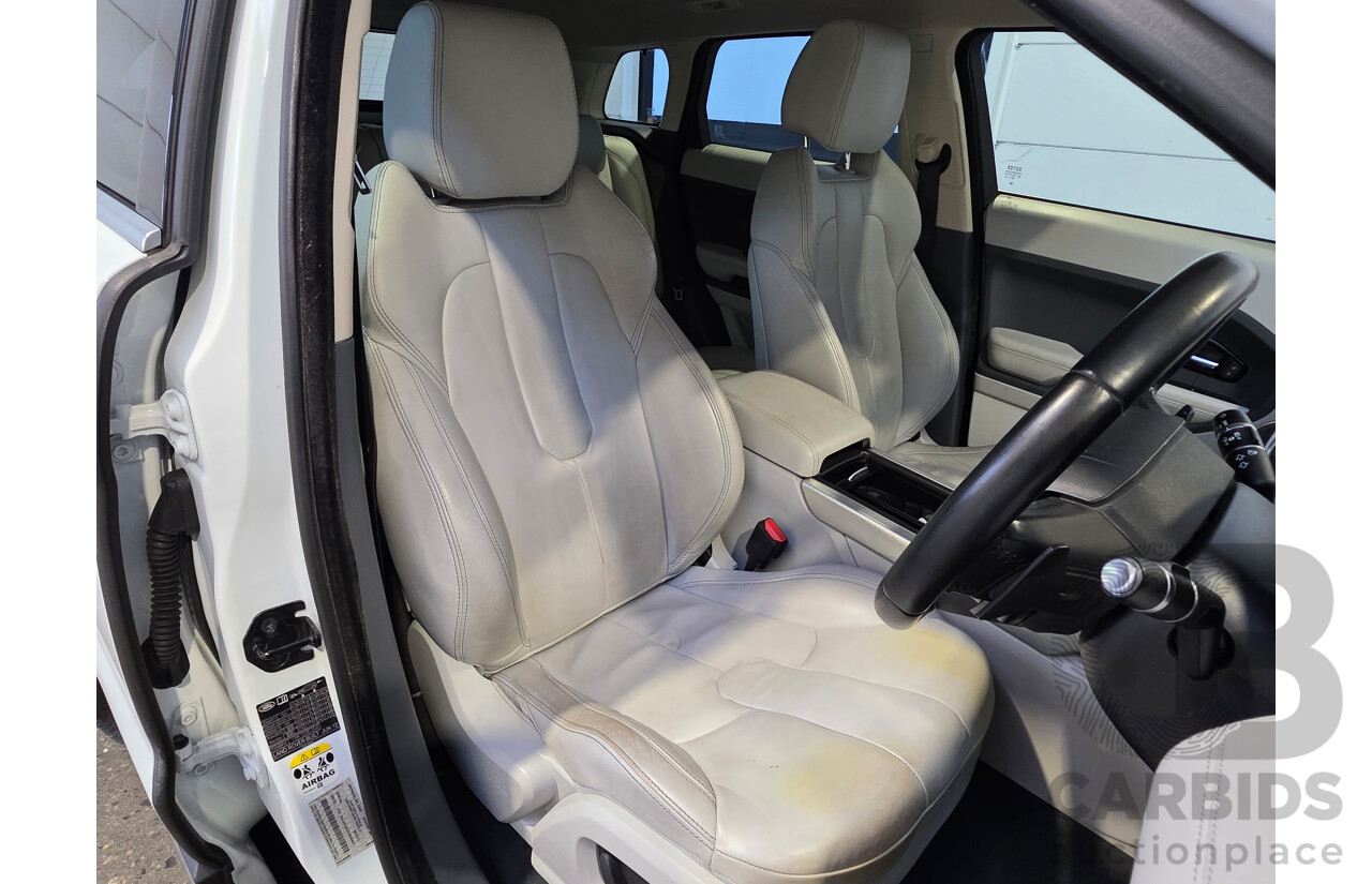 08/2012 Range Rover Evoque SD4 PRESTIGE AWD LV 5D Wagon White 2.2L