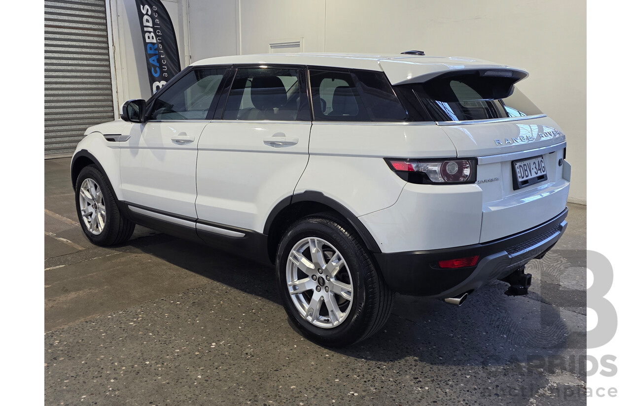 08/2012 Range Rover Evoque SD4 PRESTIGE AWD LV 5D Wagon White 2.2L