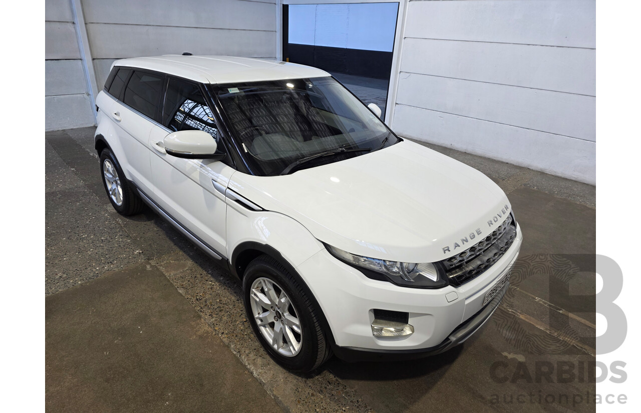 08/2012 Range Rover Evoque SD4 PRESTIGE AWD LV 5D Wagon White 2.2L