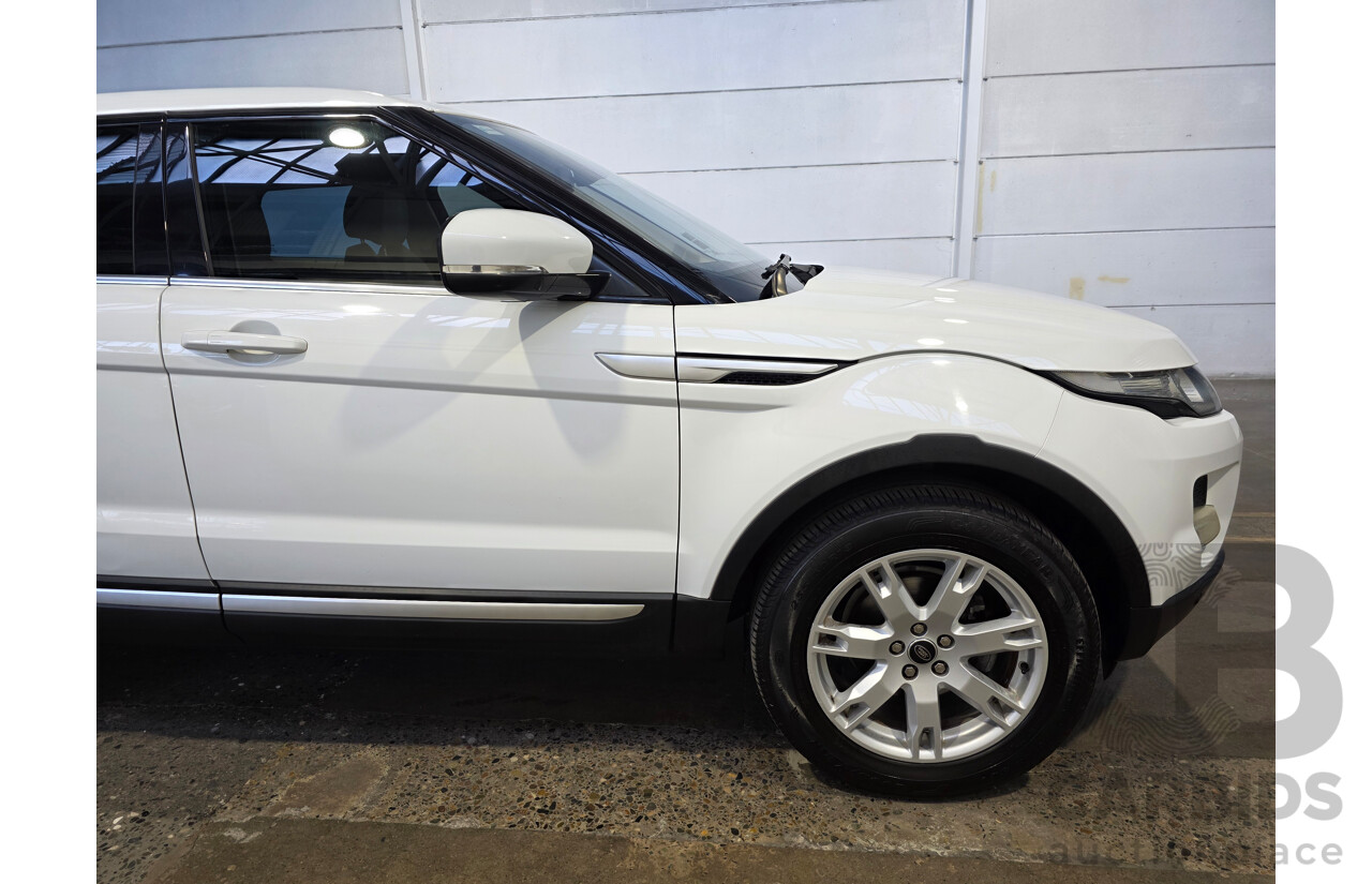 08/2012 Range Rover Evoque SD4 PRESTIGE AWD LV 5D Wagon White 2.2L