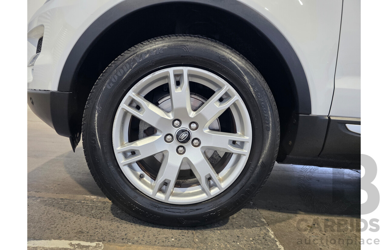 08/2012 Range Rover Evoque SD4 PRESTIGE AWD LV 5D Wagon White 2.2L