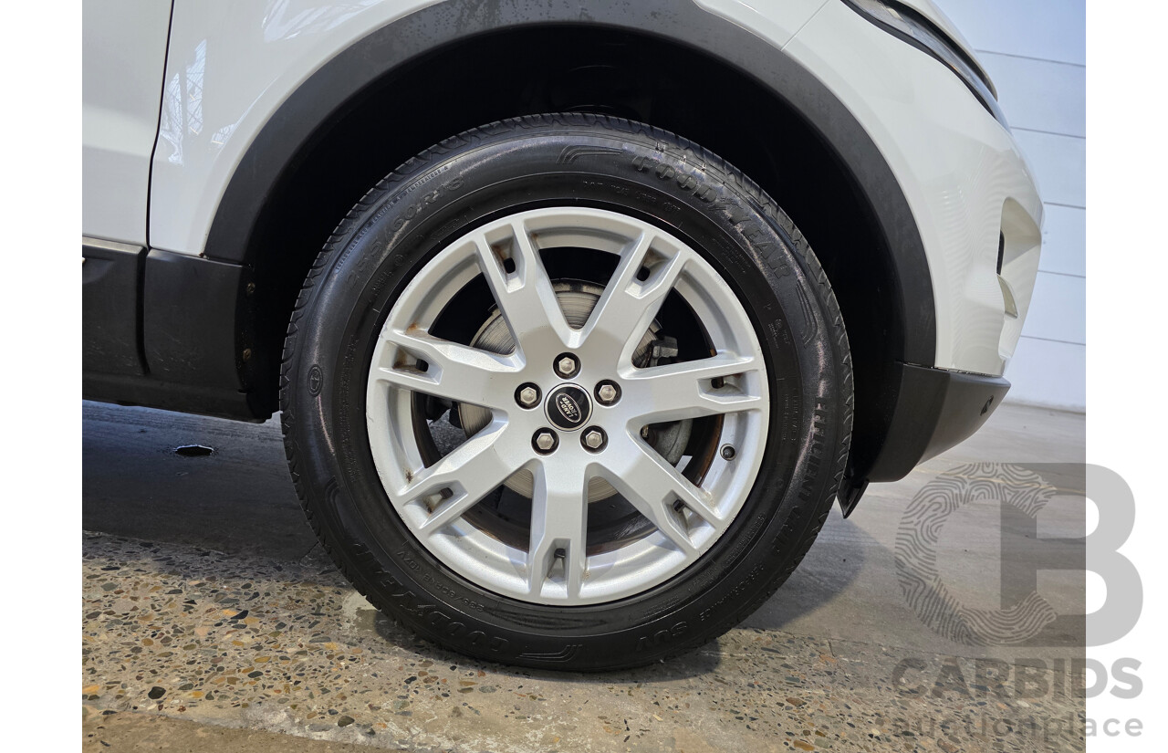 08/2012 Range Rover Evoque SD4 PRESTIGE AWD LV 5D Wagon White 2.2L