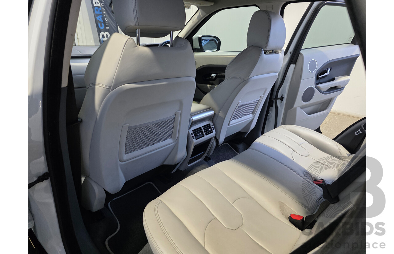 08/2012 Range Rover Evoque SD4 PRESTIGE AWD LV 5D Wagon White 2.2L