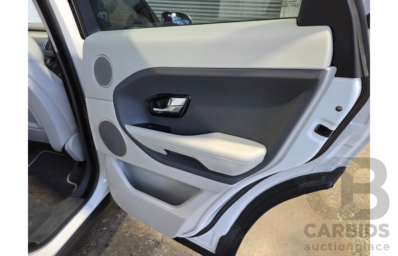 08/2012 Range Rover Evoque SD4 PRESTIGE AWD LV 5D Wagon White 2.2L