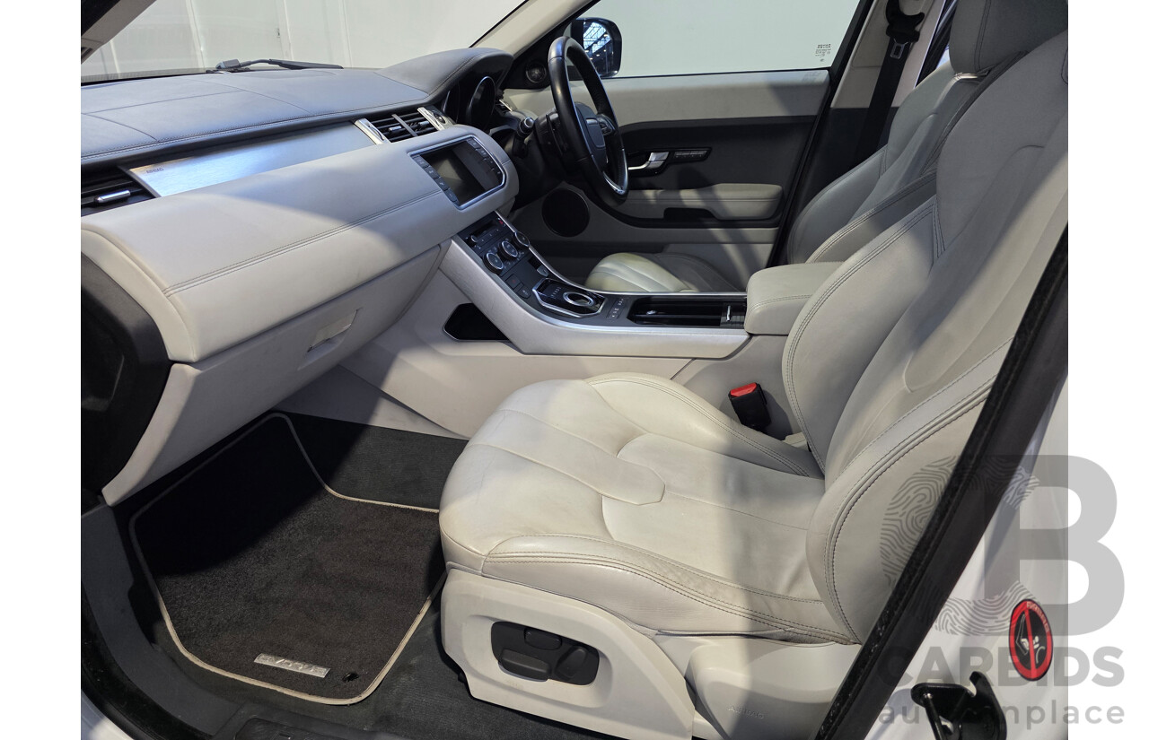 08/2012 Range Rover Evoque SD4 PRESTIGE AWD LV 5D Wagon White 2.2L