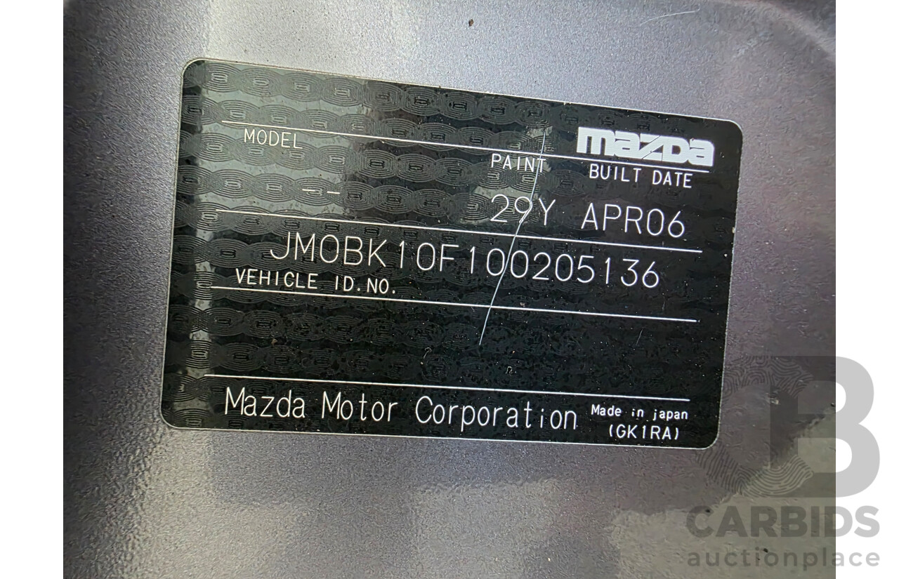 04/2006 Mazda 3 MAXX FWD BK 4d Sedan Grey 2.0L