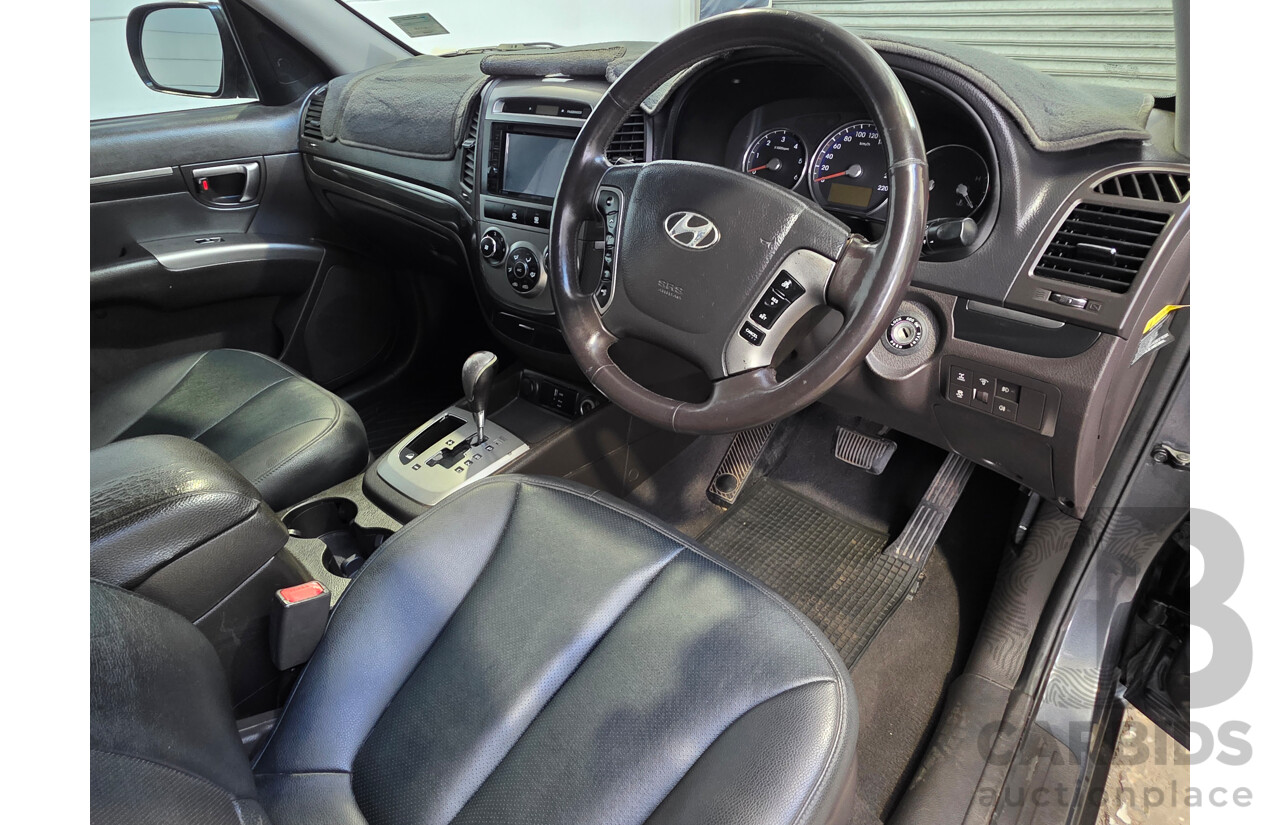 04/2012 Hyundai Santa Fe TRAIL CRDi (4x4) CM MY12 4d Wagon Grey 2.2L