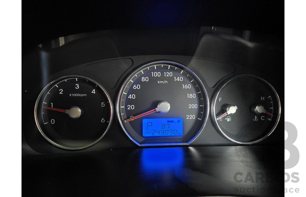 04/2012 Hyundai Santa Fe TRAIL CRDi (4x4) CM MY12 4d Wagon Grey 2.2L