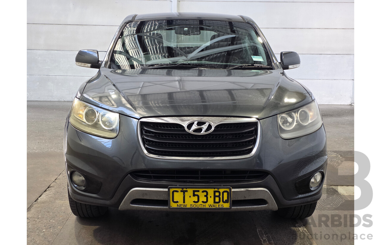 04/2012 Hyundai Santa Fe TRAIL CRDi (4x4) CM MY12 4d Wagon Grey 2.2L